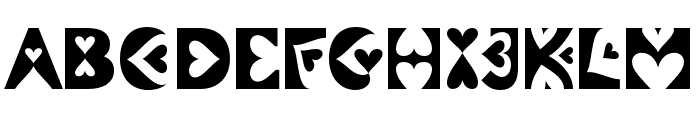Falove-Regular Font UPPERCASE