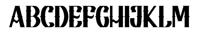 Famblack Font UPPERCASE