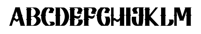 Famblack Font LOWERCASE