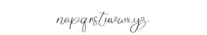 Family Caligraphy Font LOWERCASE