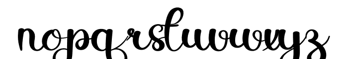 Family Handwriting Font LOWERCASE