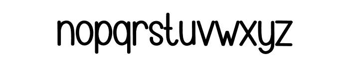 Family Homestay Font LOWERCASE