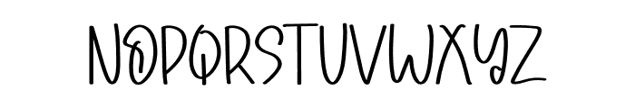 Family In Winter Font LOWERCASE