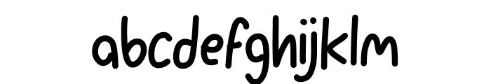 Family Regular Font LOWERCASE