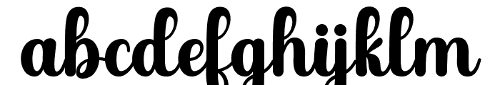 Family Script Regular Font LOWERCASE