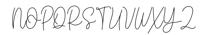 Family Signature Font UPPERCASE