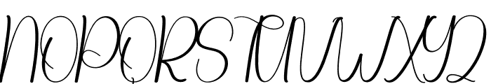 Famous Signature Font UPPERCASE
