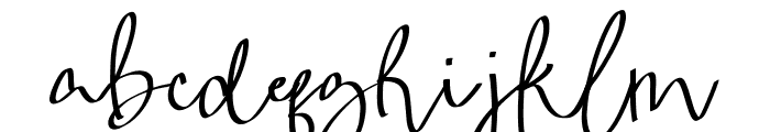 FamousVoiceSignature-Regular Font LOWERCASE