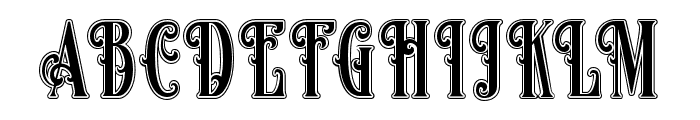 Famousflames-college Font UPPERCASE