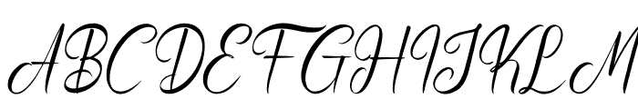 Famtehyo Italic Font UPPERCASE