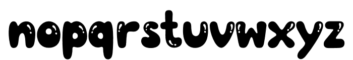 Fancy Bubble Font LOWERCASE