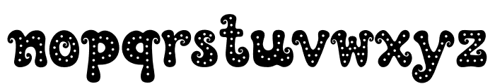 Fancy Christmas Font LOWERCASE