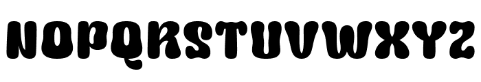 Fancy Groovy Font UPPERCASE