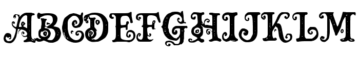 Fancy Old Swirl By Sque Regular Font UPPERCASE