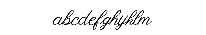 Fancy Script Font Regular Font LOWERCASE