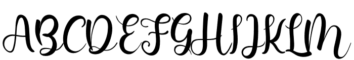 Fancy  Signature Font UPPERCASE