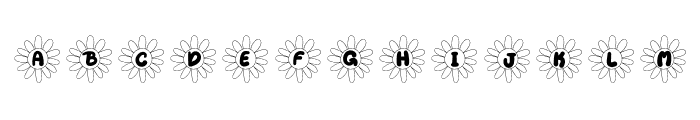 FancyFlowers Font UPPERCASE