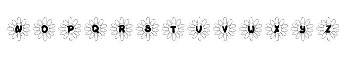 FancyFlowers Font UPPERCASE