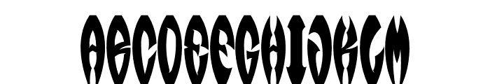 Fang Night Font UPPERCASE