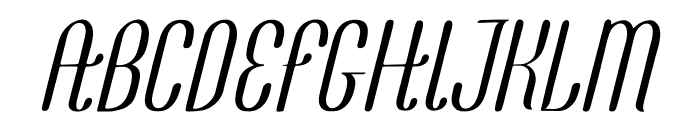 Fangogh Italic Font UPPERCASE