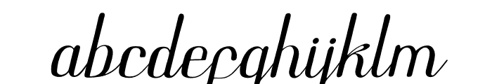 Fangogh Italic Font LOWERCASE