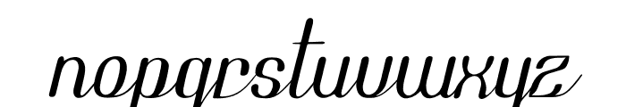 Fangogh Italic Font LOWERCASE