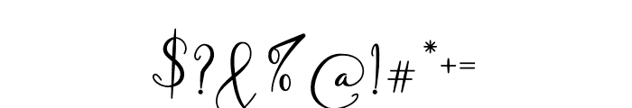 Fanish Signature Font OTHER CHARS