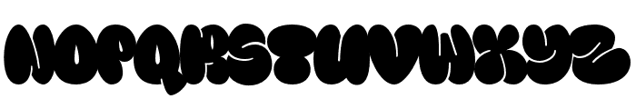 Fanky Bubble Font UPPERCASE