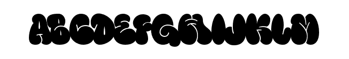 Fanky Bubble Font LOWERCASE