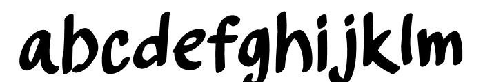 Fannie Regular Font LOWERCASE