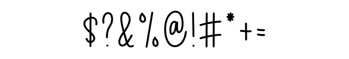 Fantastic Handmade Font OTHER CHARS