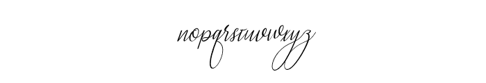 FantasticScript-Italic Font LOWERCASE