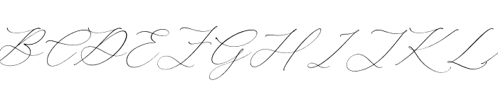 Fantasy Qelirole Script Italic Font UPPERCASE