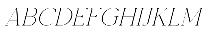Fantasy Qelirole Serif Italic Font UPPERCASE