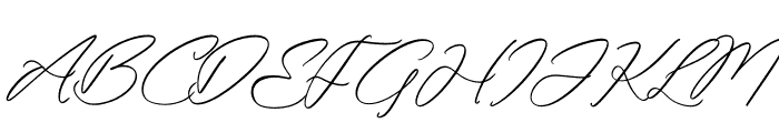 Fanthemy Italic Font UPPERCASE