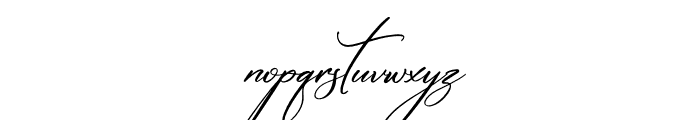 Fanthemy Italic Font LOWERCASE