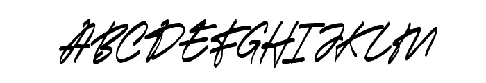 FanthsBluestick-Regular Font UPPERCASE