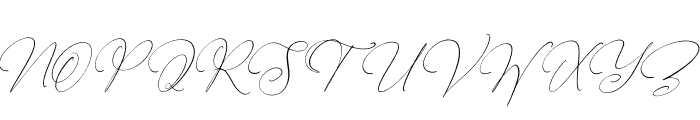 Fanttor Howery Script Italic Font UPPERCASE