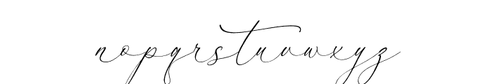 Fanttor Howery Script Italic Font LOWERCASE