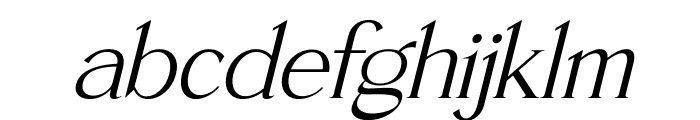 Fanttor Howery Serif Italic Font LOWERCASE
