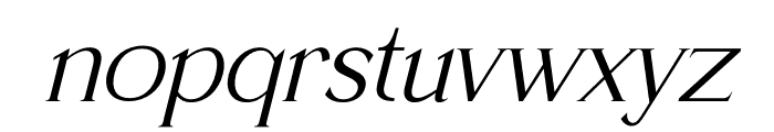 Fanttor Howery Serif Italic Font LOWERCASE