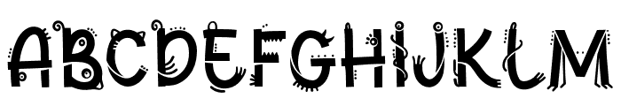 FanwoshRegular Font LOWERCASE