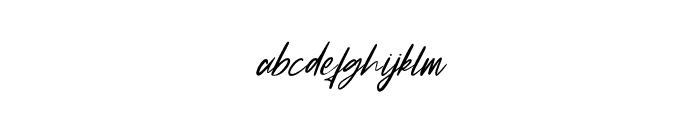 FanyHarlley-Regular Font LOWERCASE