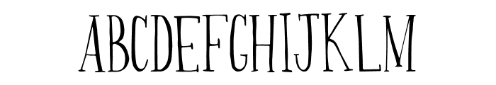 Faraway Regular Font LOWERCASE