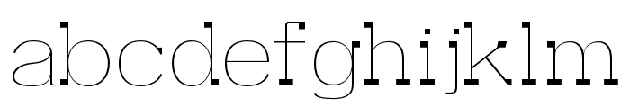 Farhan-Thin Font LOWERCASE