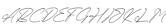 Farllpatrick Italic Font UPPERCASE