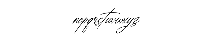 Farllpatrick Italic Font LOWERCASE