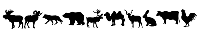 Farm Animals Font OTHER CHARS