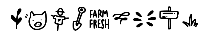 Farm To Table Doodles Regular Font OTHER CHARS