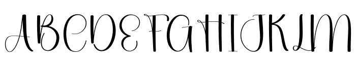 Farmhouse Beautiful Font UPPERCASE